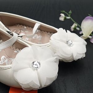 Baby Toddler Girls Flower Ballet Dress Flat Shoes Size 7